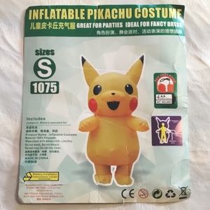 Inflatable Pikachu costume